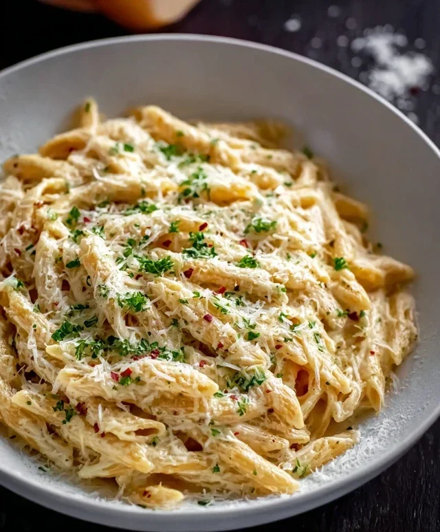 One Pot Creamy Garlic Pasta (Just 20 Minutes!)