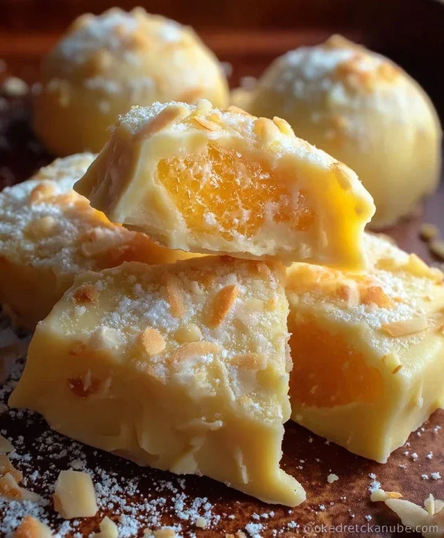White Chocolate Orange Creamsicle Truffles