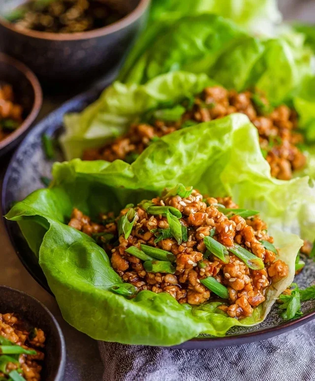 Chicken Lettuce Wraps (PF Chang's Copycat)