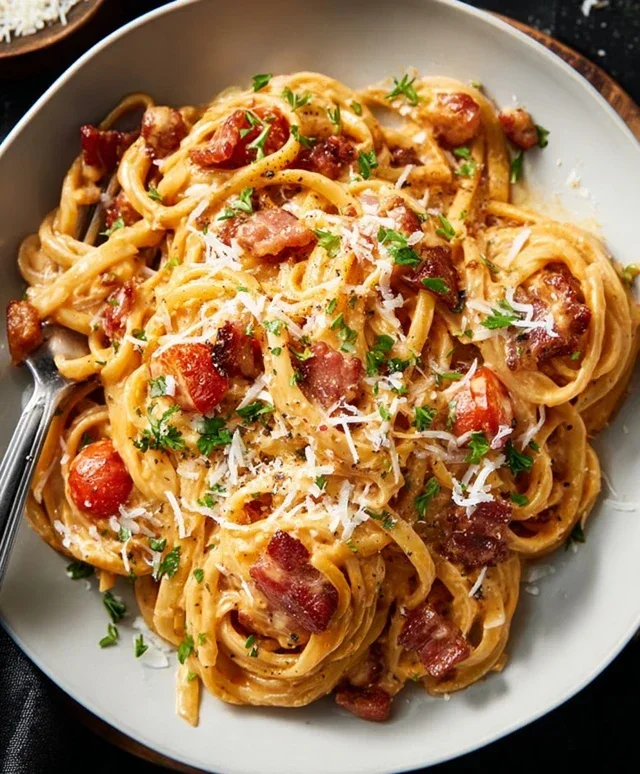 Beef Beef Bacon Pasta