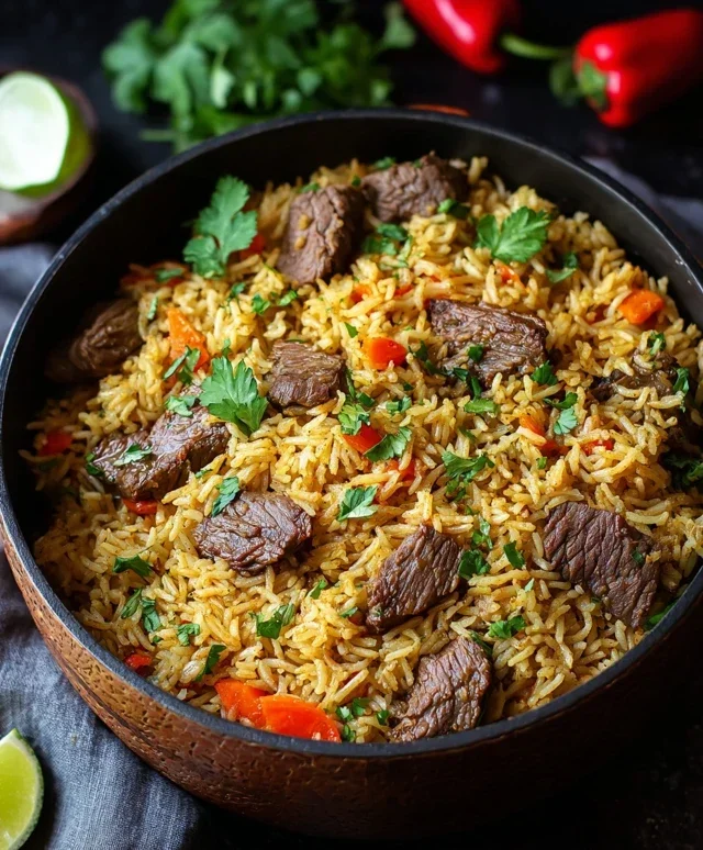 Beef Rice Plov