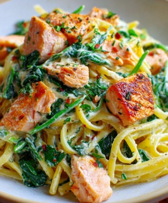 Salmon Spinach Pasta Dish: A Delicious and Nutritious Recipe to Try Today
