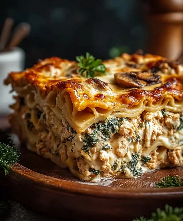 Mushroom And Spinach Lasagna Recipe