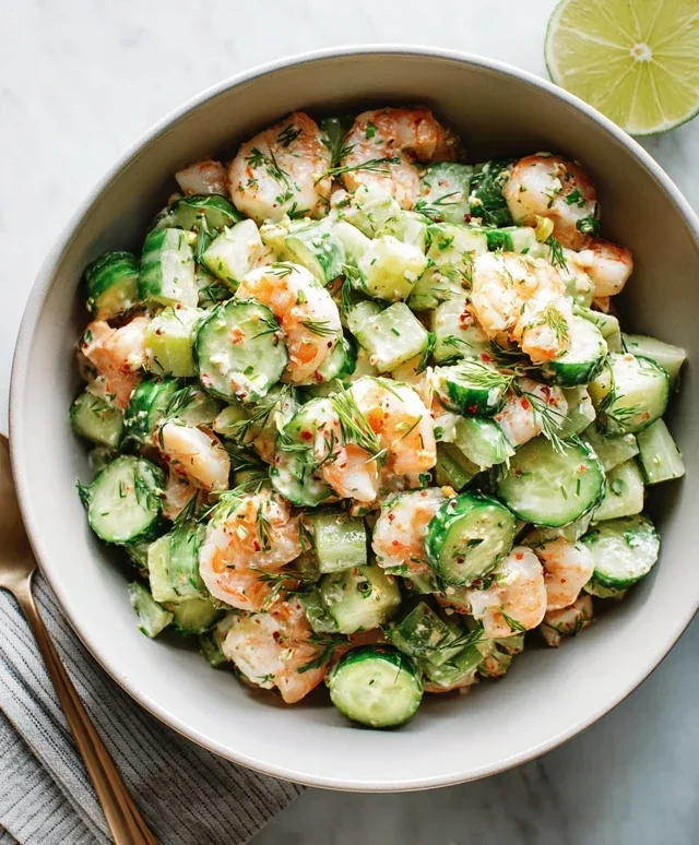 Cucumber Shrimp Salad