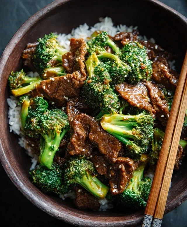 Chinese Beef and Broccoli (牛肉炒西兰花)