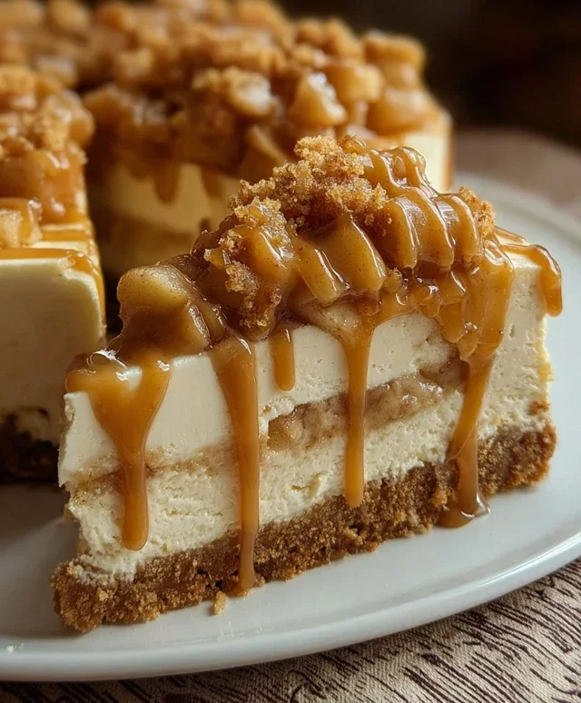 No bake Apple pie cheesecake