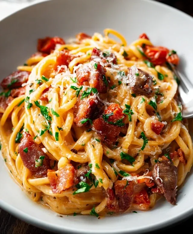 Beef Beef Bacon Pasta
