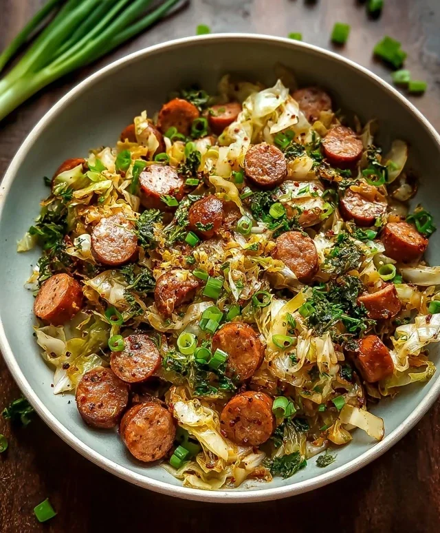Easy Sausage and Cabbage Stir Fry
