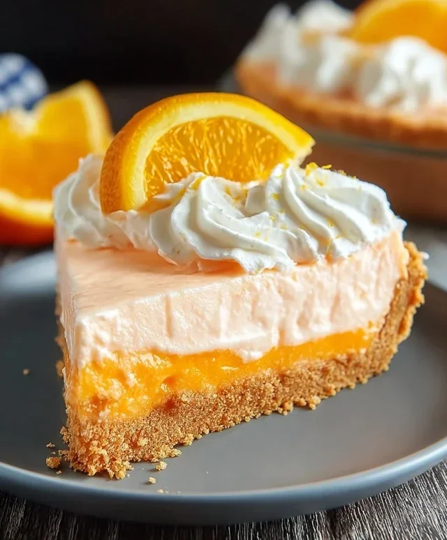 Jello Creamsicle Pie