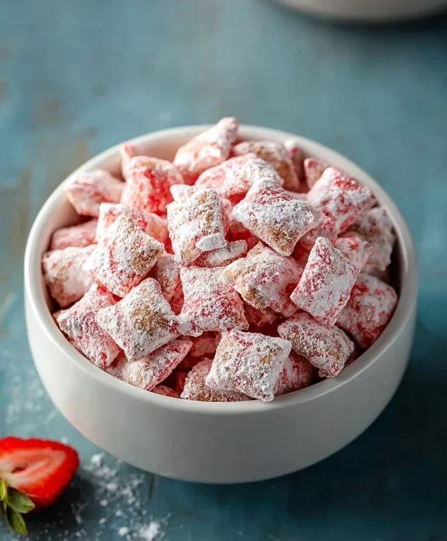 Strawberry Shortcake Puppy Chow
