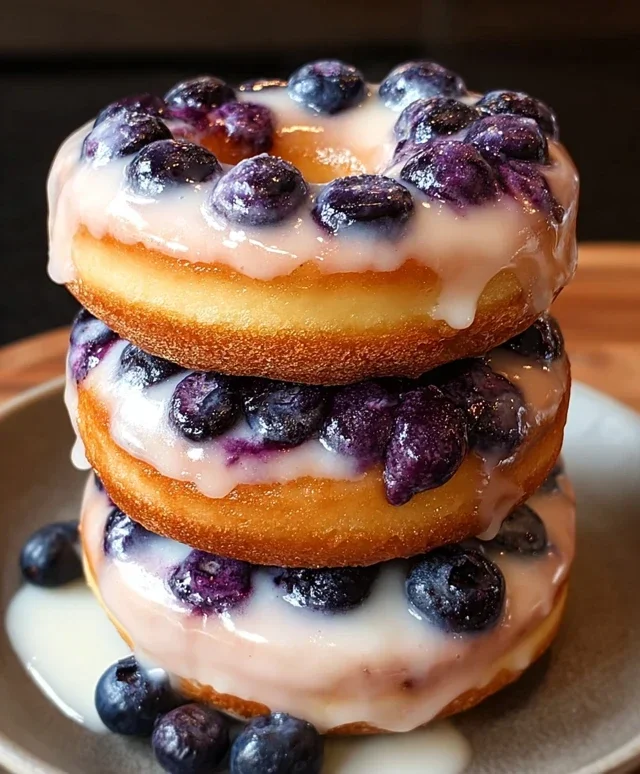 Keto Blueberry Donuts