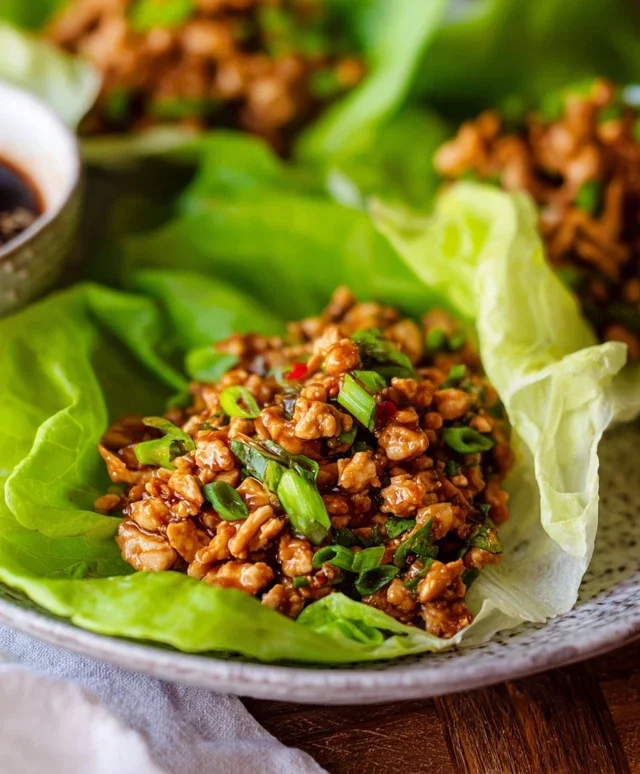 Chicken Lettuce Wraps (PF Chang's Copycat)