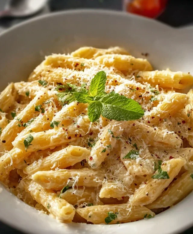 One Pot Creamy Garlic Pasta (Just 20 Minutes!)