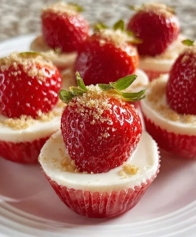 Cheesecake Deviled Strawberries