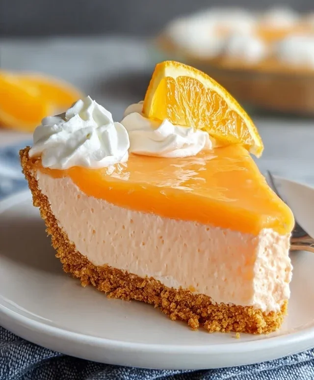Jello Creamsicle Pie
