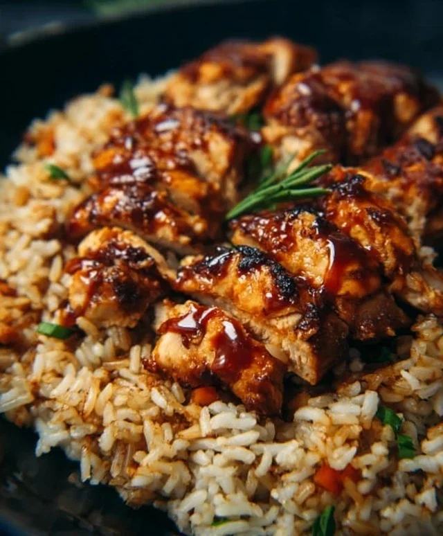 One-Pan Bold Honey BBQ Chicken Rice