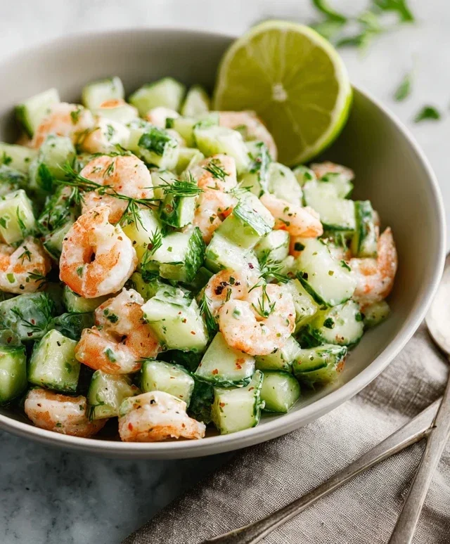 Cucumber Shrimp Salad