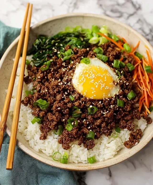 Korean Ground Beef Bowl (25-Minutes)