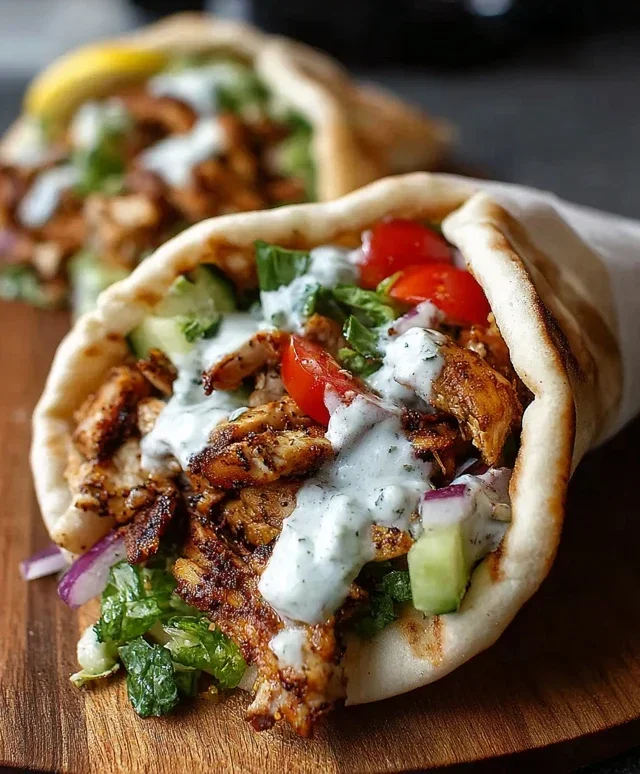 Chicken Shawarma with Garlic Sauce Recipe (Easy & Delicious)