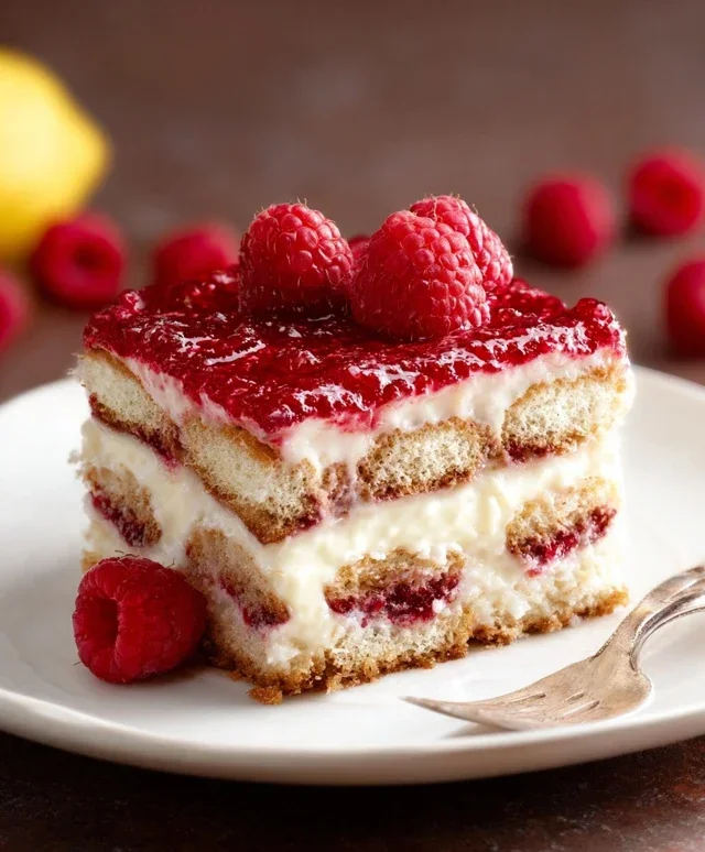 Raspberry Tiramisu