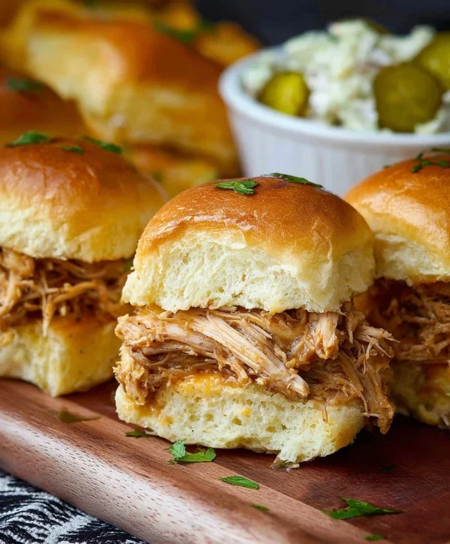 Crock Pot Mississippi Chicken Sliders