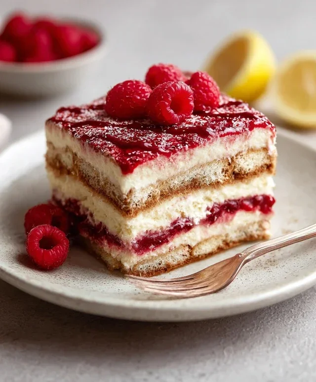 Raspberry Tiramisu