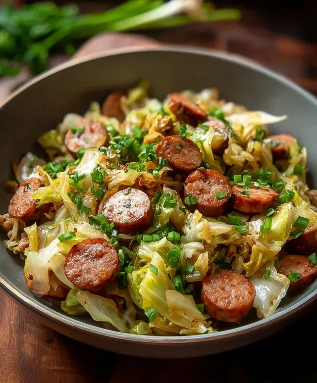 Easy Sausage and Cabbage Stir Fry