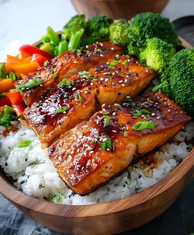 Meal Prep Teriyaki Salmon Rice Bowls