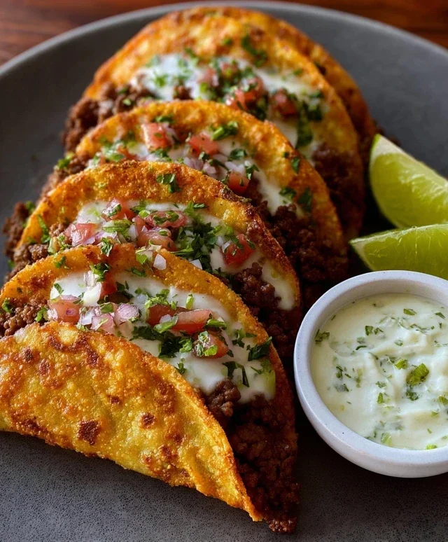 Crispy Ground Beef Tacos
