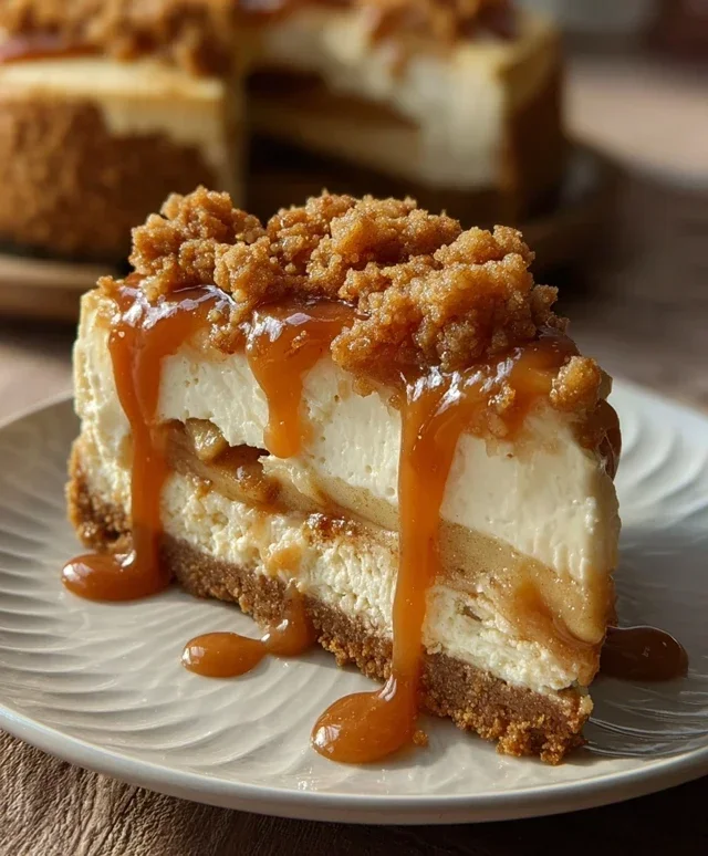 No bake Apple pie cheesecake