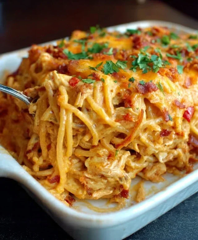 Chicken Spaghetti with Burrata