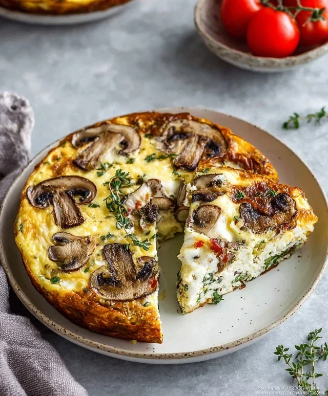 Mushroom Frittata
