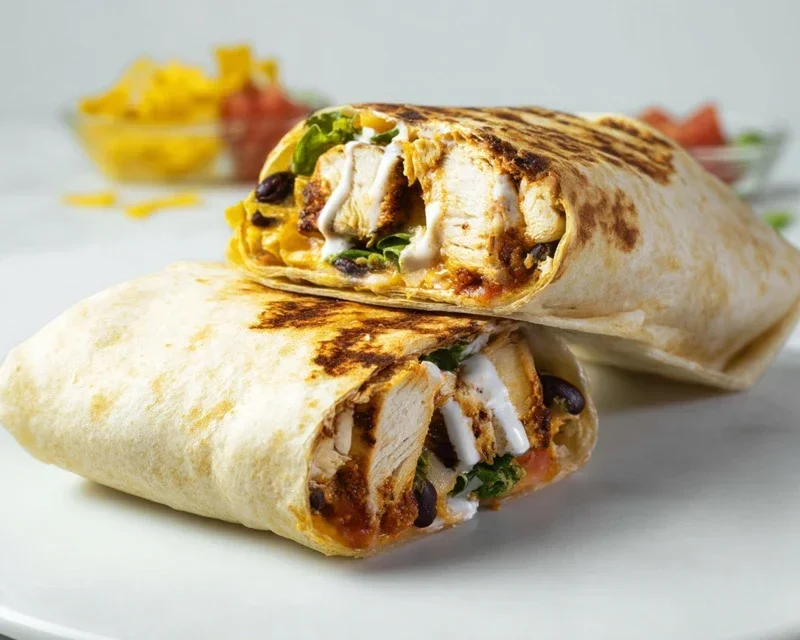 Chipotle Ranch Grilled Chicken Burrito