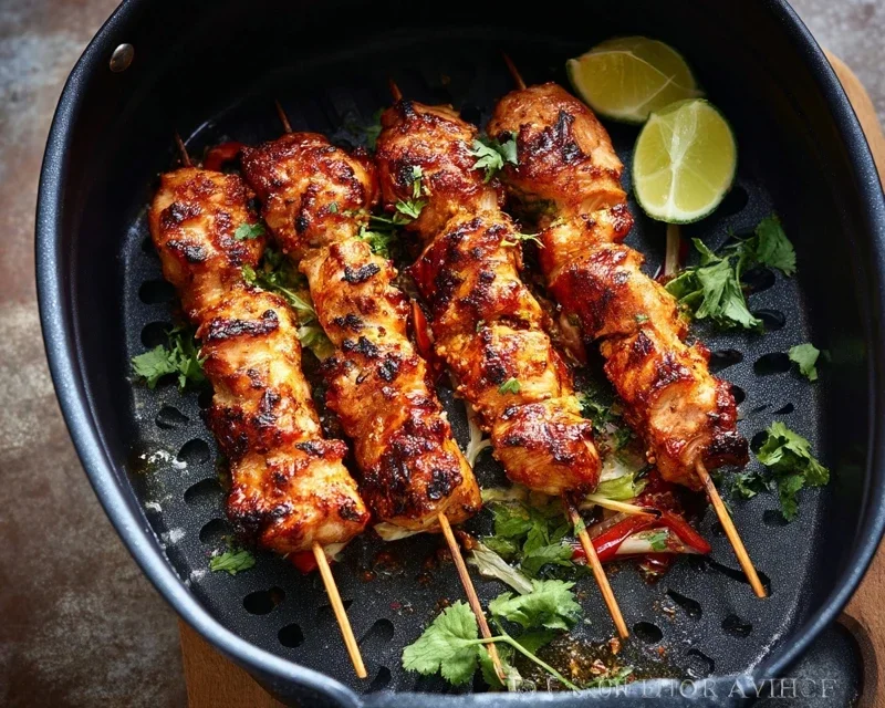 Bang Bang Chicken Skewers