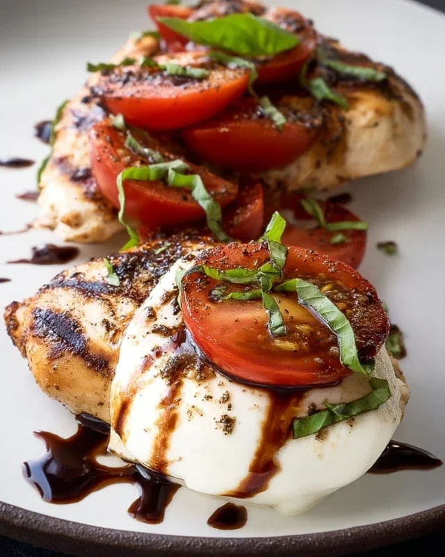 Grilled Chicken Caprese