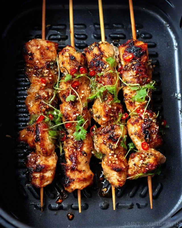 Bang Bang Chicken Skewers