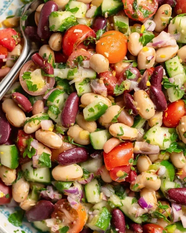 Mediterranean Bean Salad