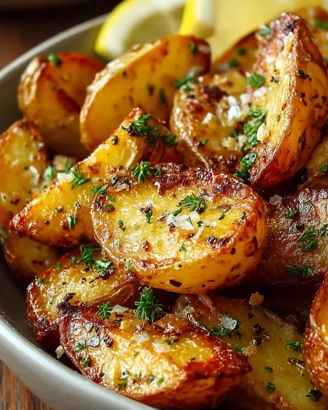 Authentic Greek Potatoes: Crispy Lemon Perfection!