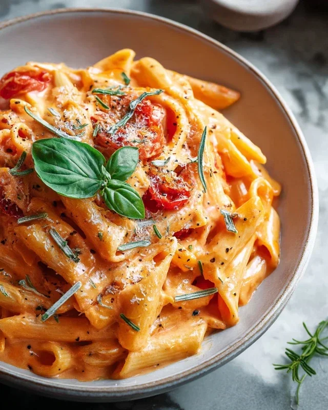 Easy One Pot Creamy Tomato Pasta