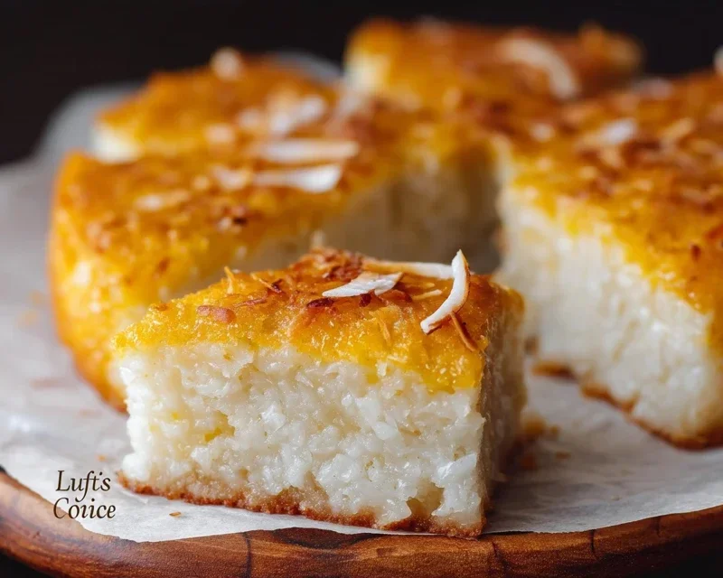 Sticky Coconut Cake