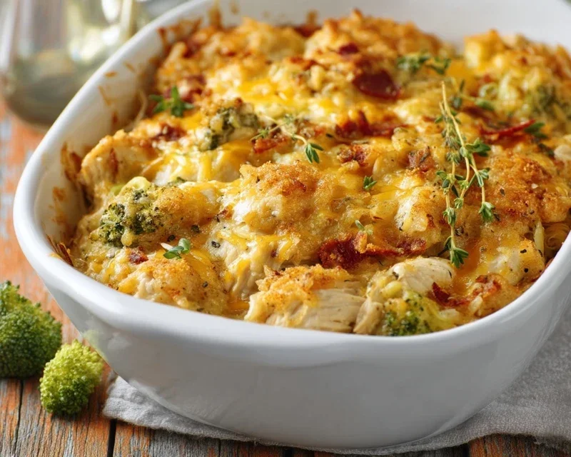 Easy Low Carb Chicken Casserole