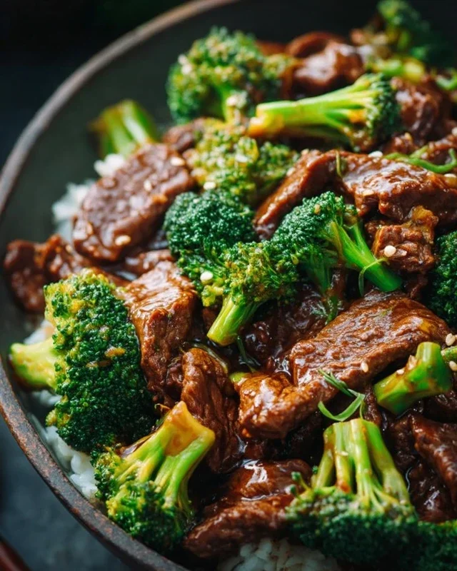 Chinese Beef and Broccoli (牛肉炒西兰花)
