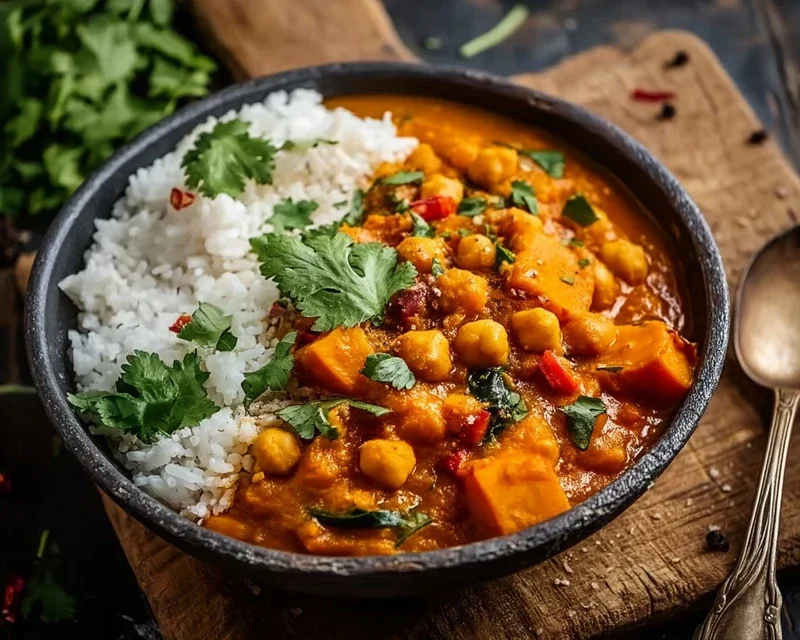 Sweet Potato and Chickpea Curry