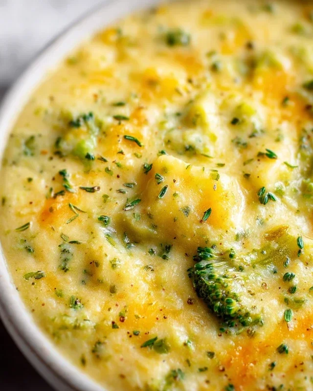 Broccoli Potato Cheese Soup Recipe