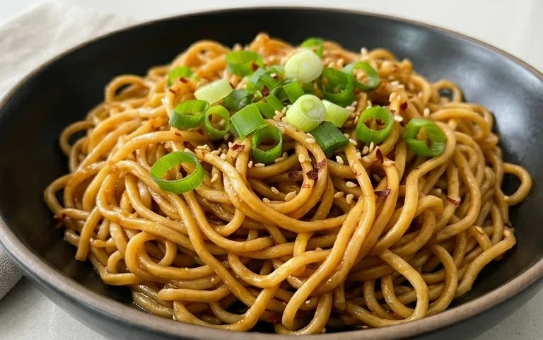 Easy Saucy Ramen Noodles
