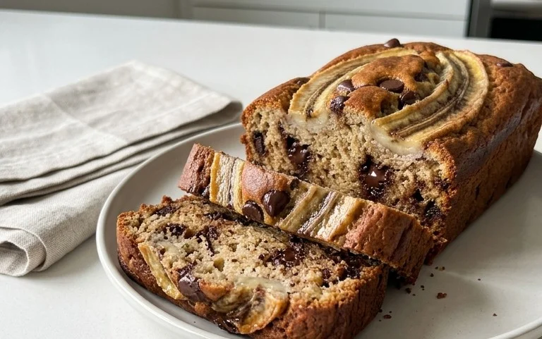 Easy Chocolate Chip Banana Bread