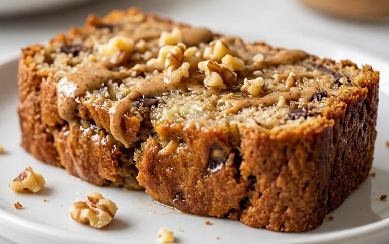 Healthy 5-Ingredient Flourless Banana Bread
