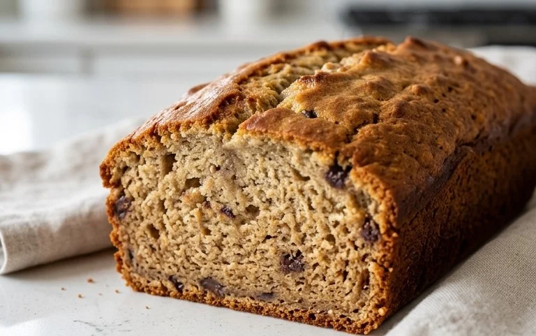 Healthy 5-Ingredient Flourless Banana Bread