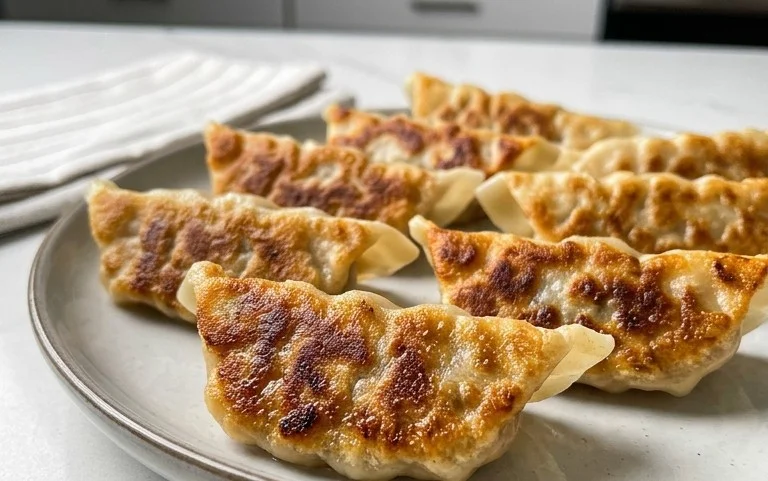 Chicken Potstickers (Pan Fried Dumplings)