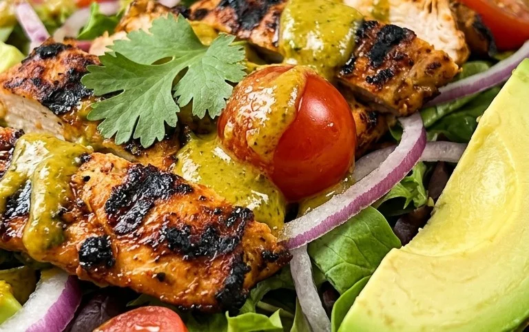 Peruvian Grilled Chicken Salad